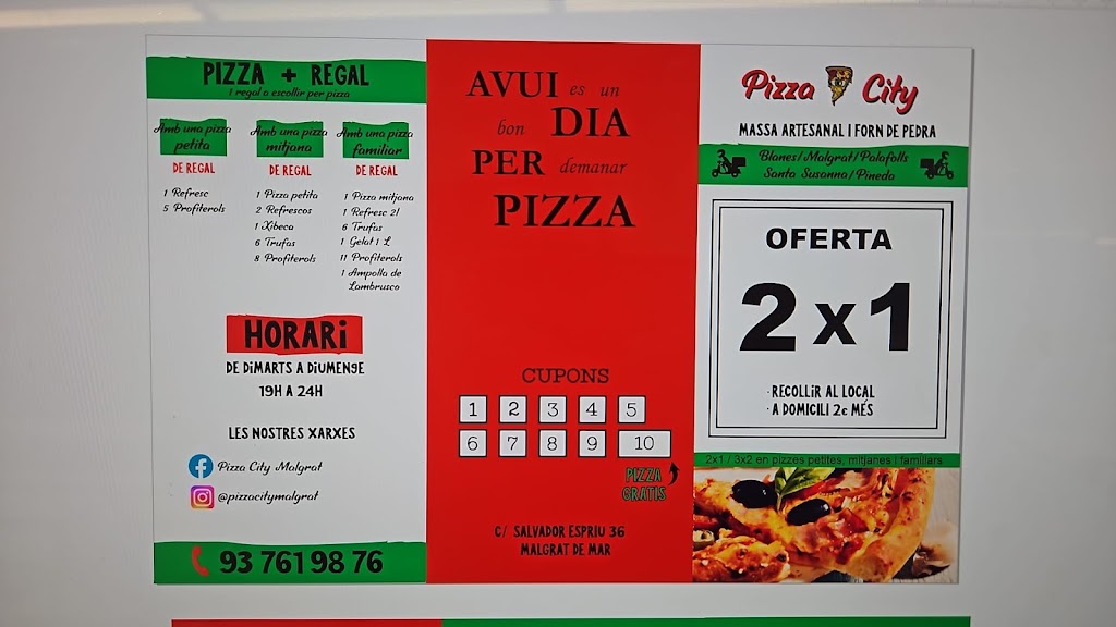Pizza City Malgrat — Del propietario