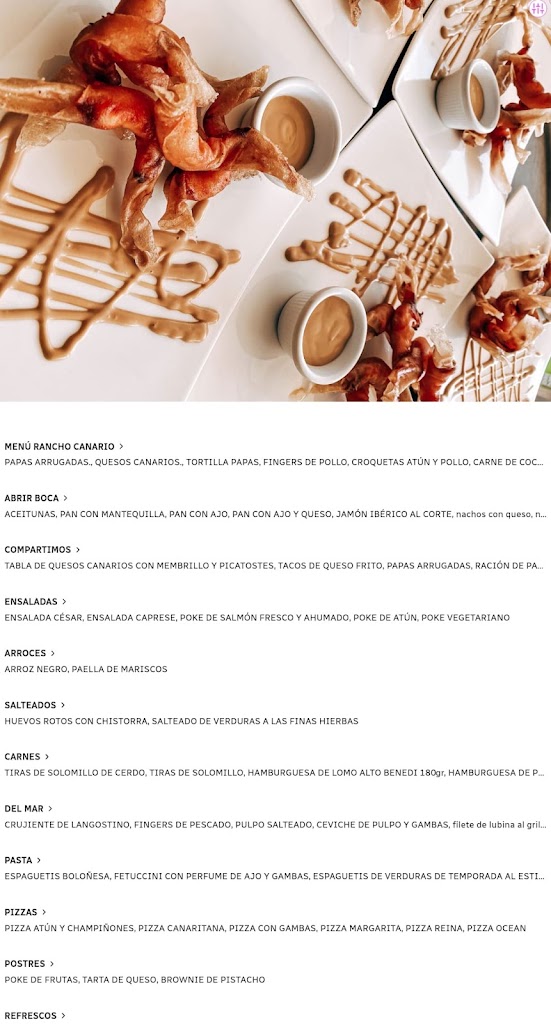 Ocean Club Maspalomas — Carta
