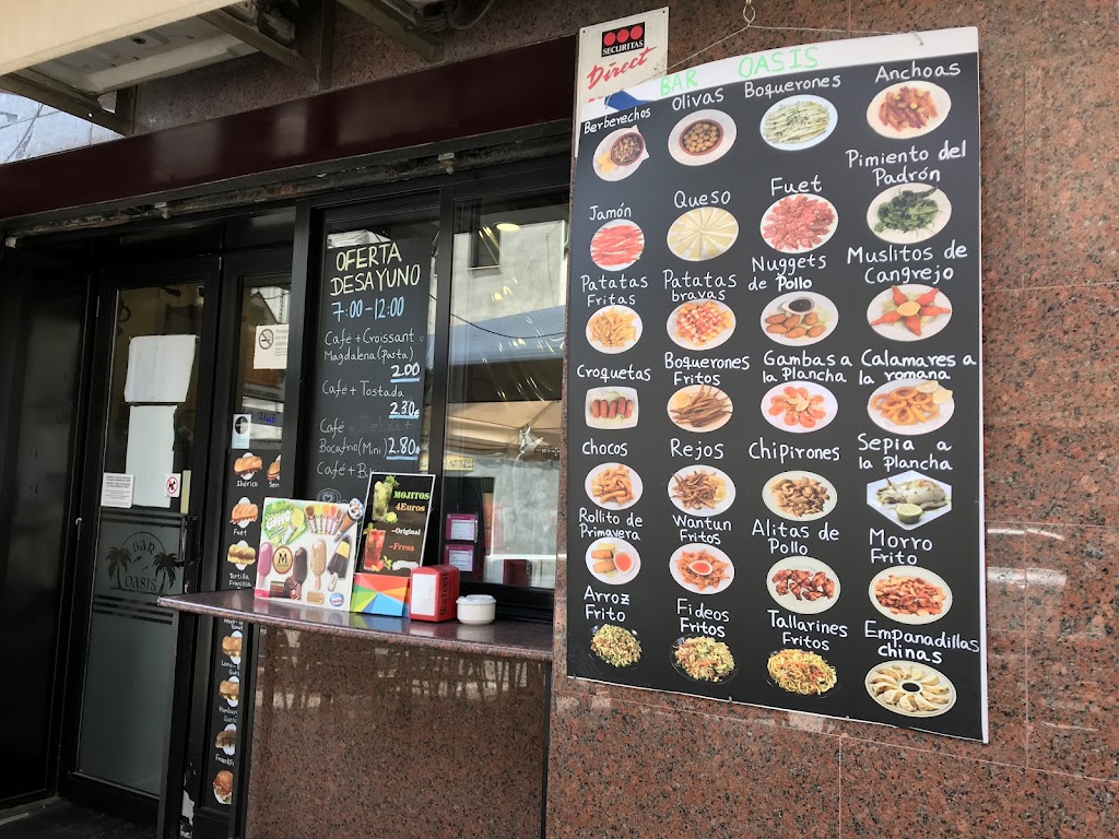 Bar Oasis — Carta