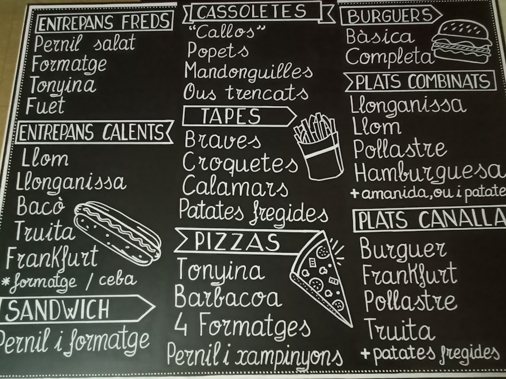 La Taverna del Xon — Carta
