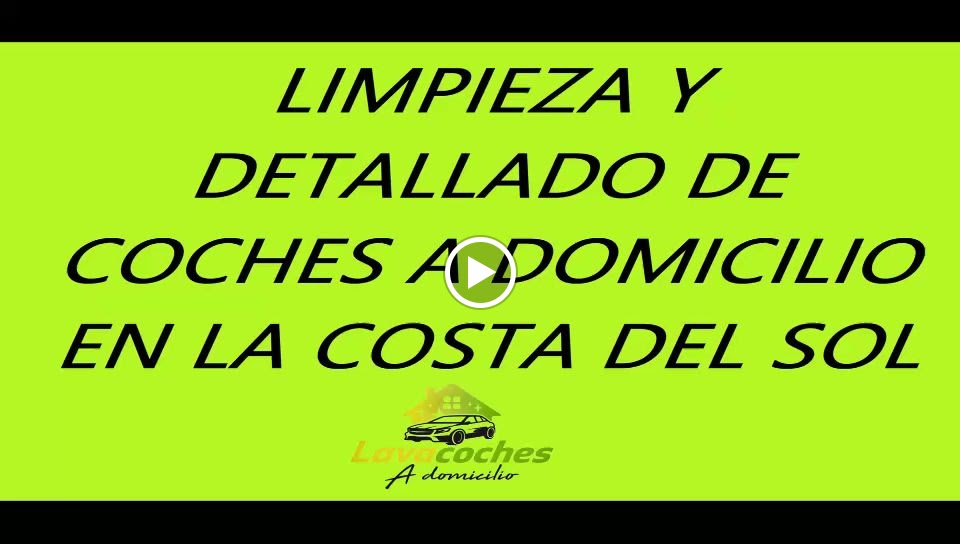 Lavacoches A Domicilio — Del propietario