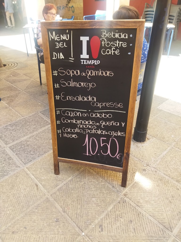 Bar El Pinonero — Carta