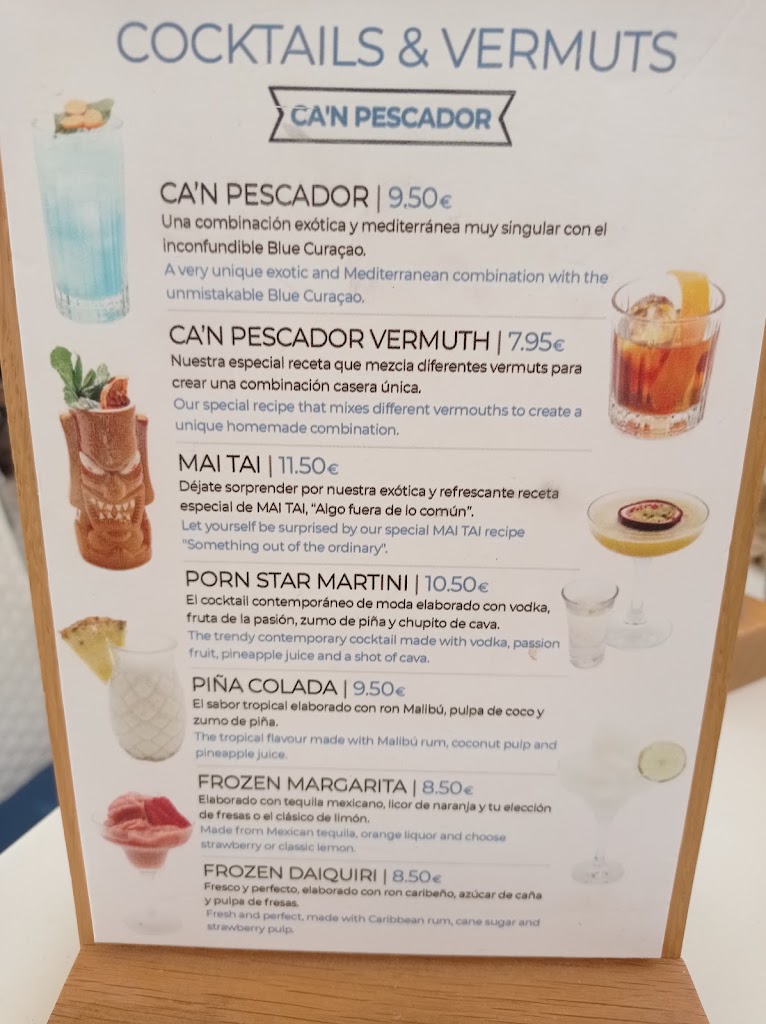 Ca'n Pescador - Puerto Pollensa — Carta