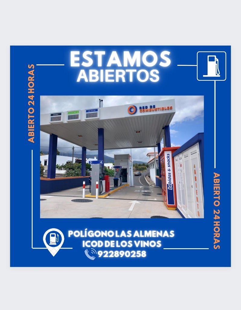 Estacion Red de Combustibles Canarios - Gasolina Low Cost — Surtidor de combustible