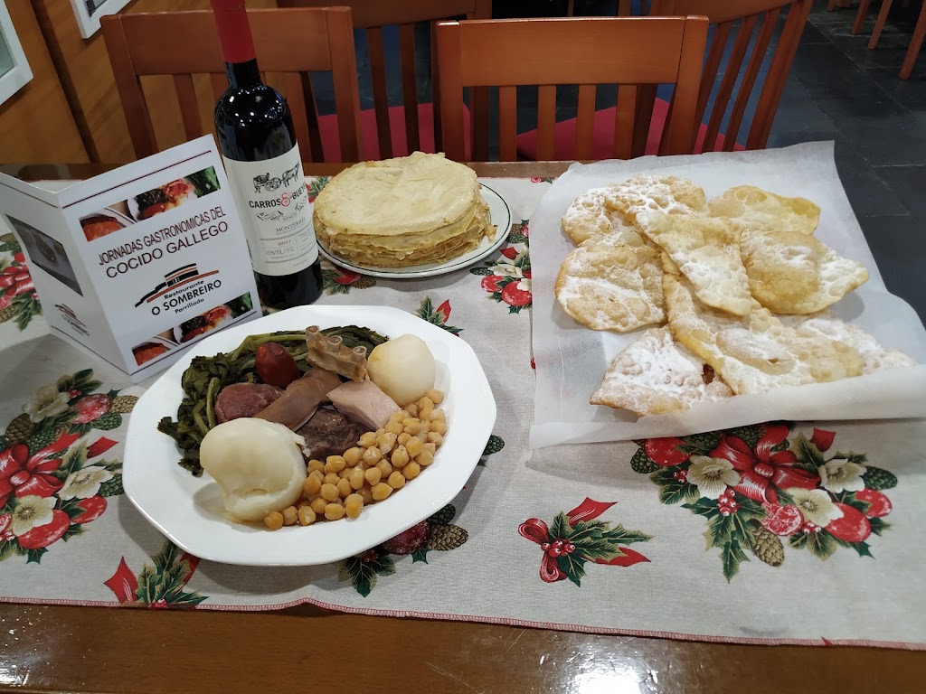 Restaurante O Sombreiro — Comida y bebida