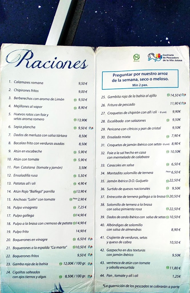 Ca Marta — Carta