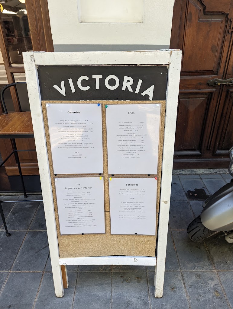 VICTORIA "Gastrobar" — Carta