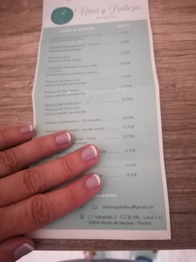 Unas y Belleza by Ines Cruz — Carta