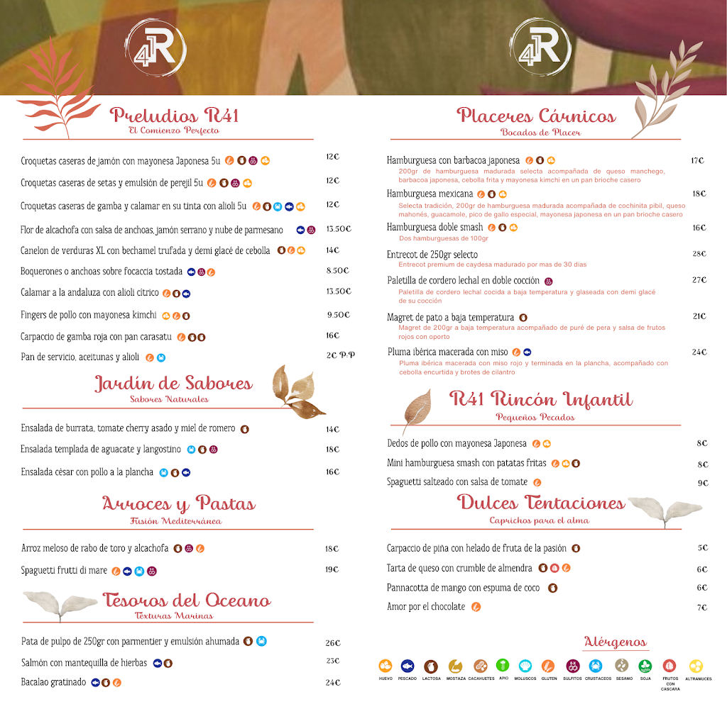 ROMANI 41 | Gastrobar y Restaurante en Inca — Carta