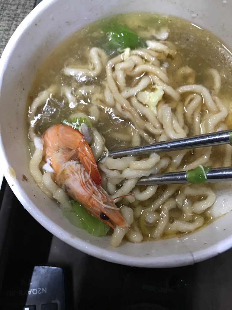 三色海鮮麵疙瘩 的照片