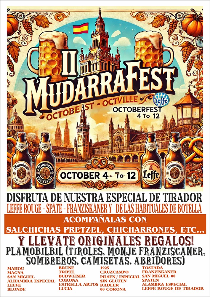 Bar Mudarra — Carta