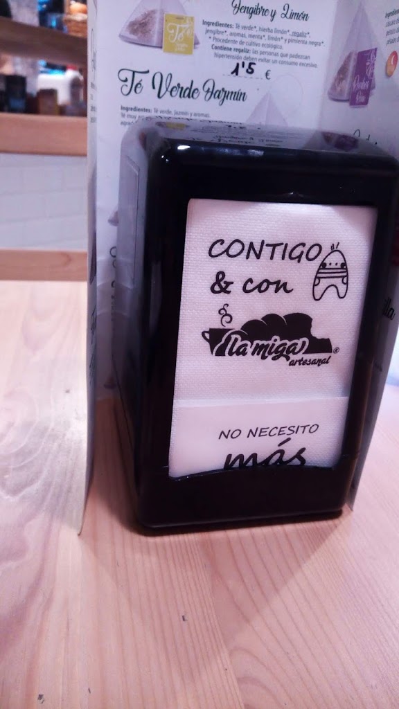 La Miga Artesanal — Carta