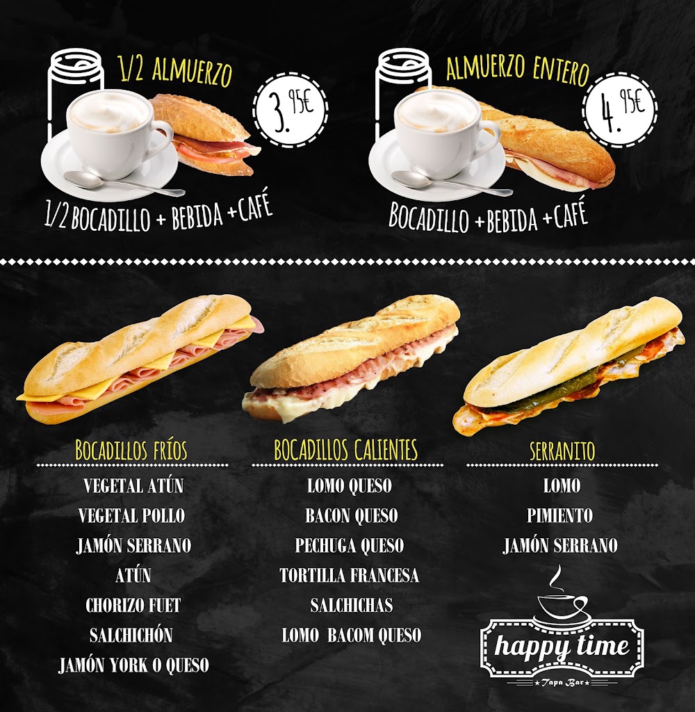 Bar Happy Time — Carta