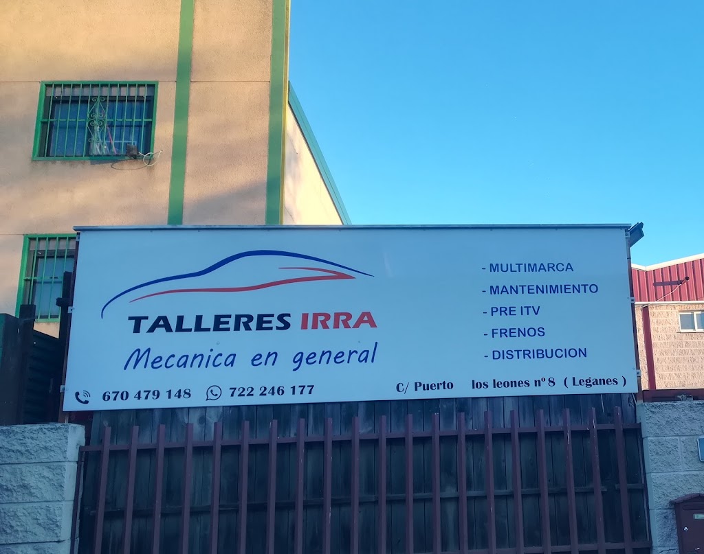talleres irra — Del propietario