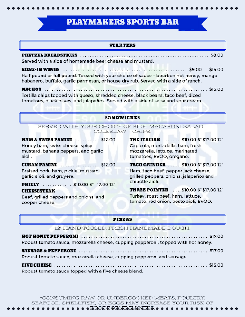  Playmakers Sports Bar