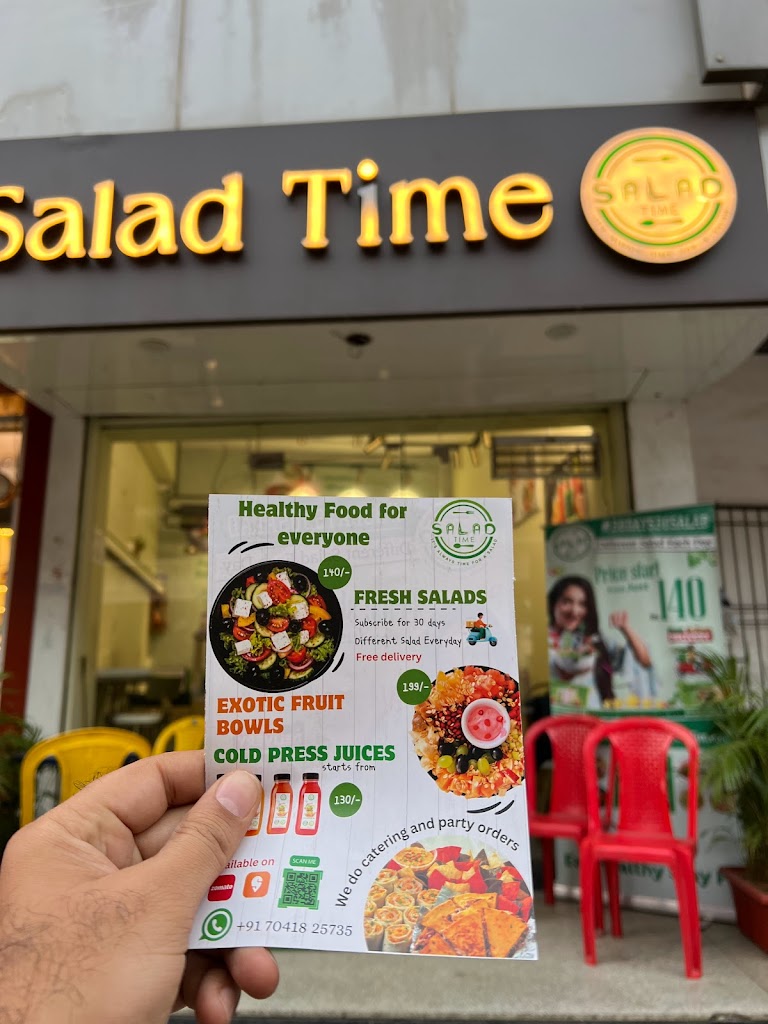Salad Time Healthy Food Cafe For Fresh Salads Wraps And Cold Press Juices