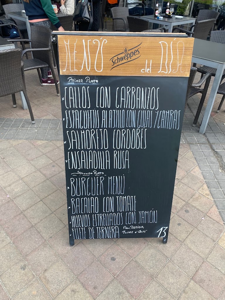 Bar restaurante Sucellus — Carta