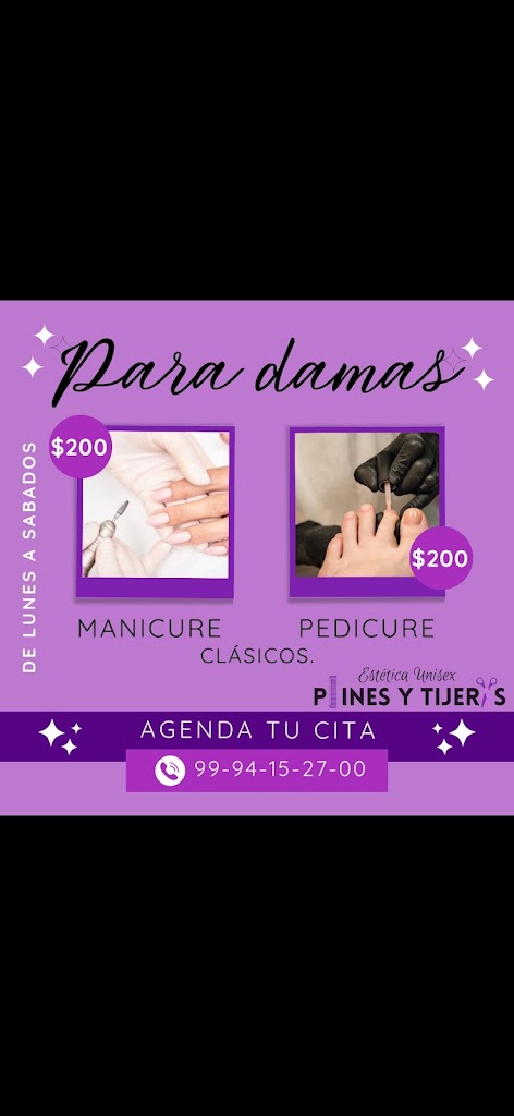ESTETICA UNISEX PEINES Y TIJERAS — Carta