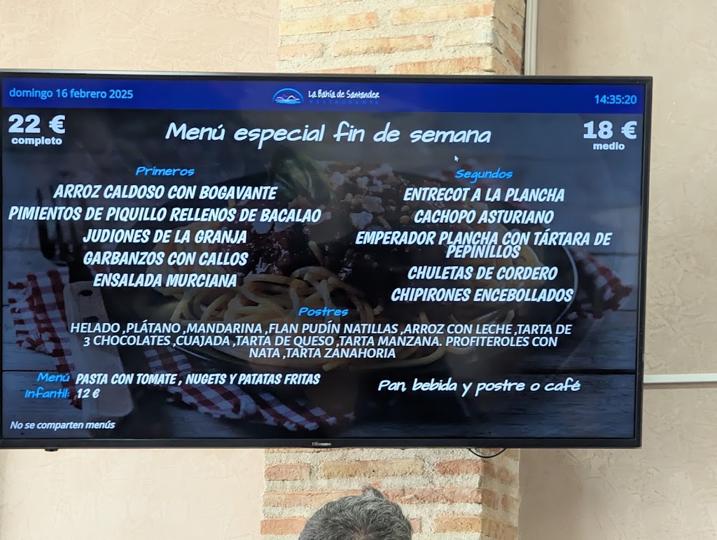 La Bahia de Santander — Carta