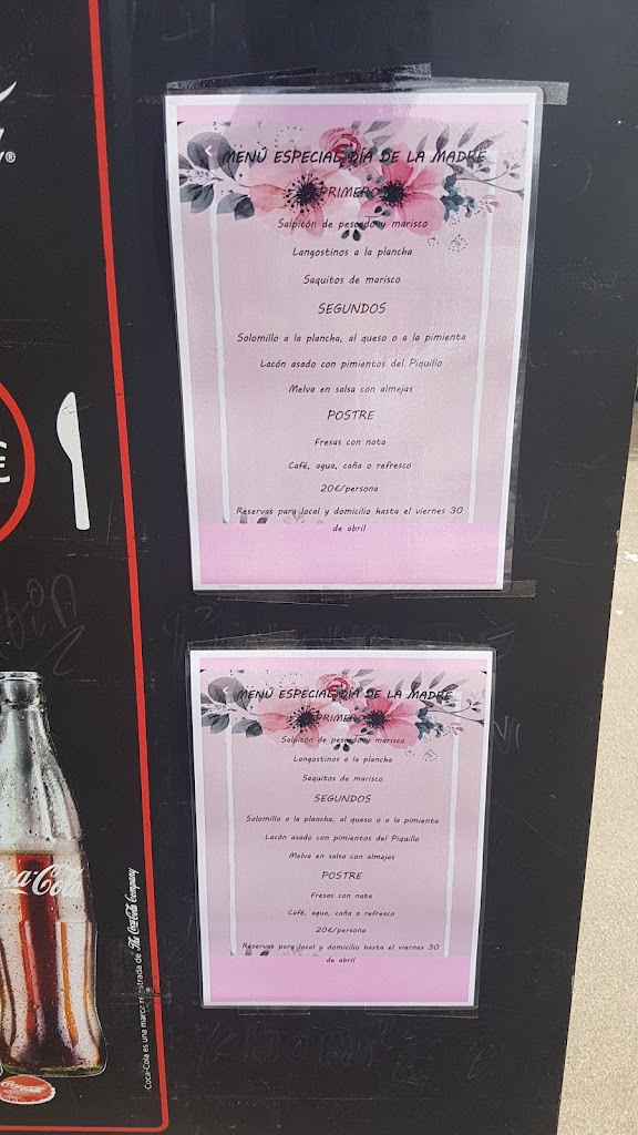 Cafeteria Bocelli — Carta