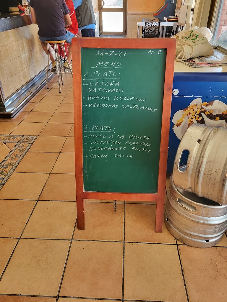 Bar Trebol — Carta