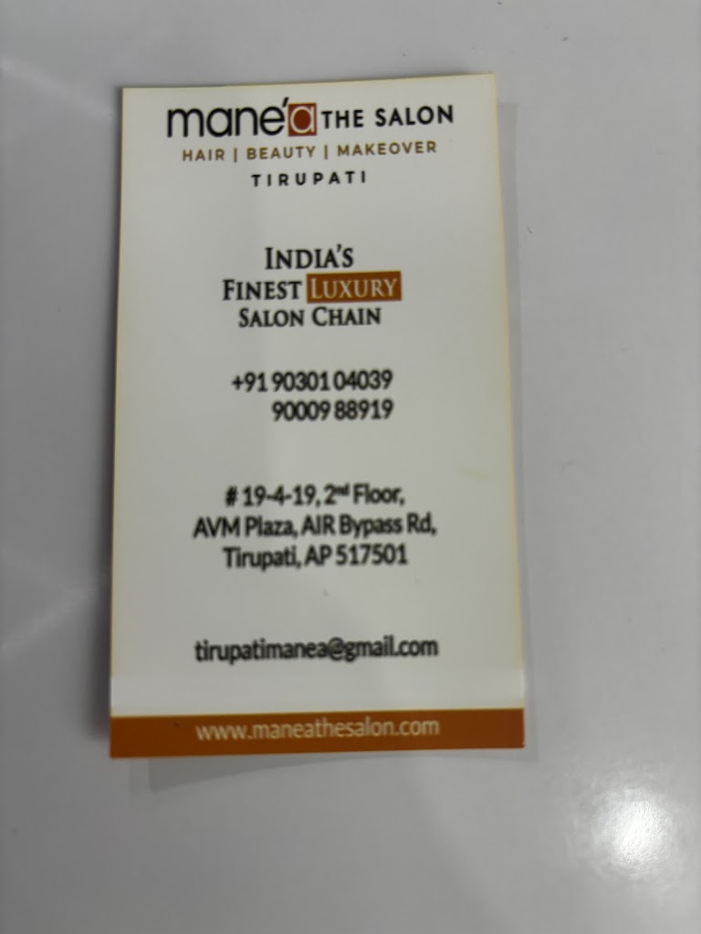 Manea The Salon Tirupati