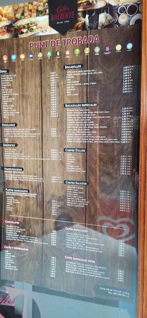 Cafetal Club. — Carta