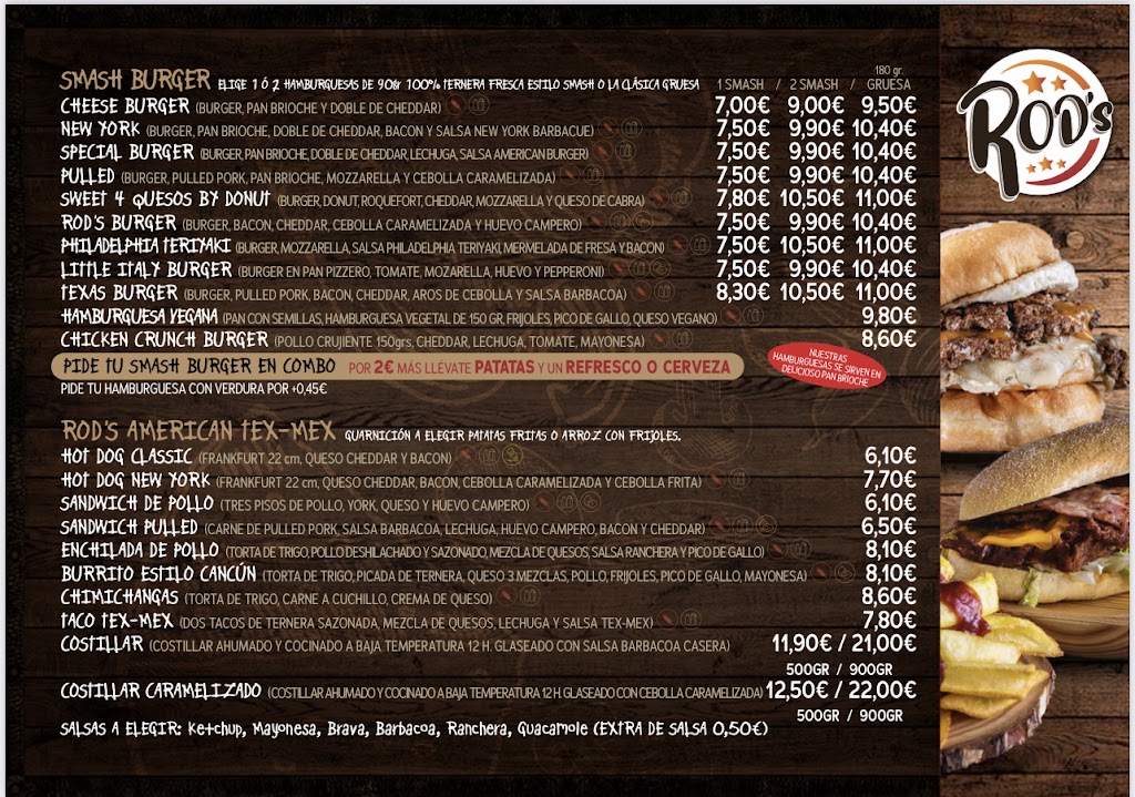 ROD'S Puerto de Santa Maria — Carta
