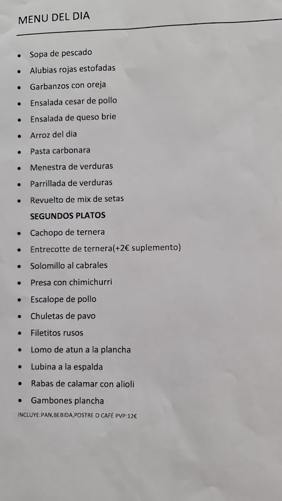 Casa Gabriela — Carta