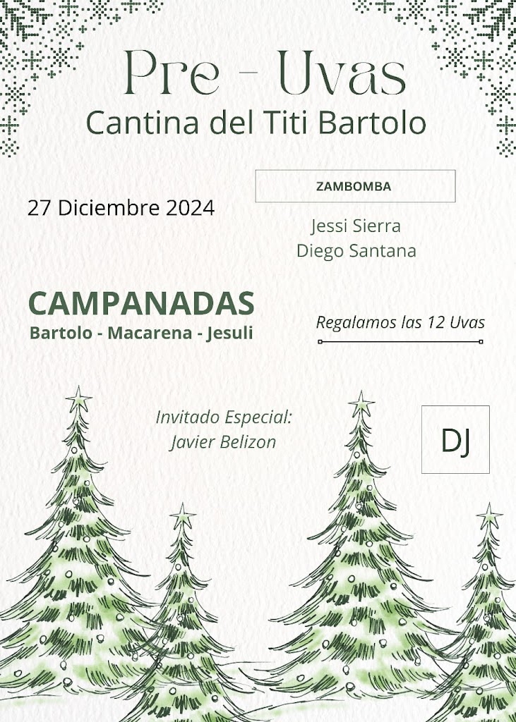 Cantina De TiTi ( El Bartolo ) — Carta