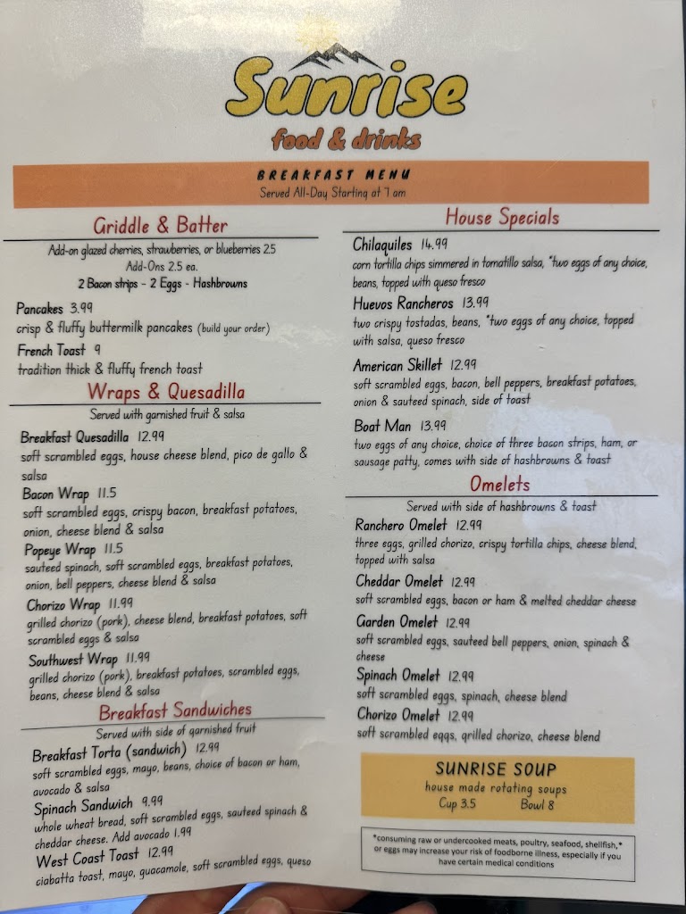  Sunrise Food & Drinks