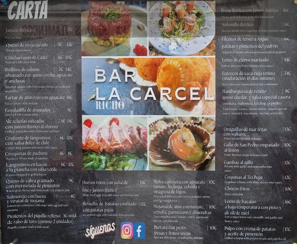La Carcel — Carta