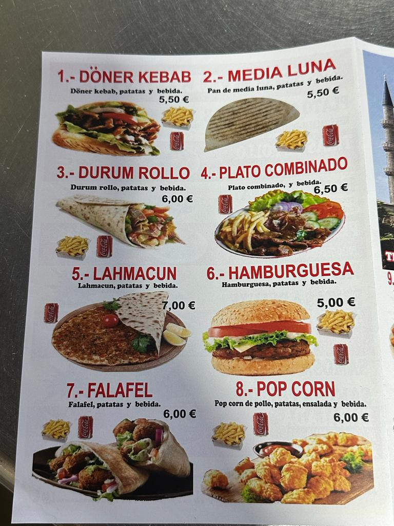 Pak Estambul Kebab — Carta