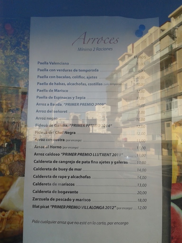 Restaurante Chef Amadeo — Carta