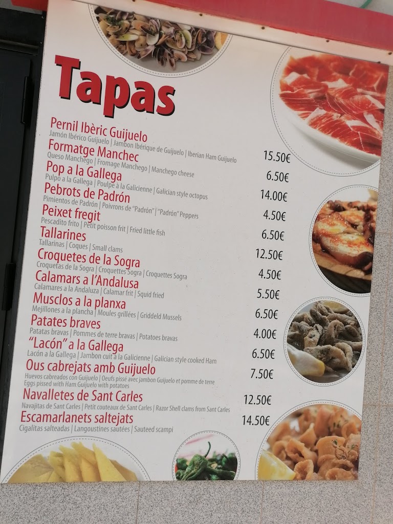 Restaurant Ca la Sogra — Carta
