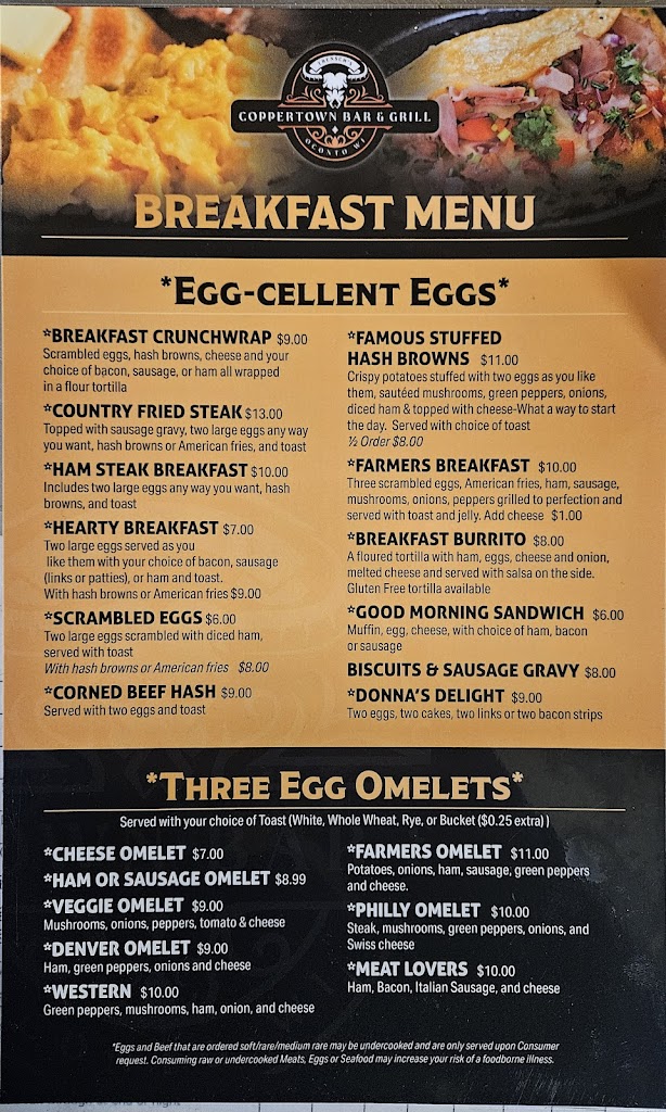  Coppertown Bar & Grill