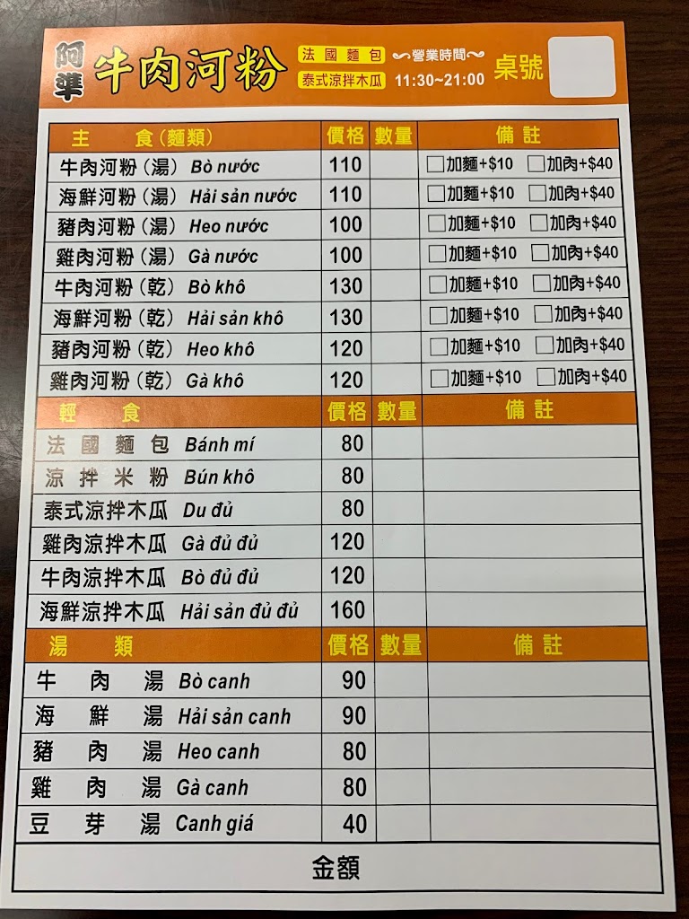 阿準越南料理 的照片