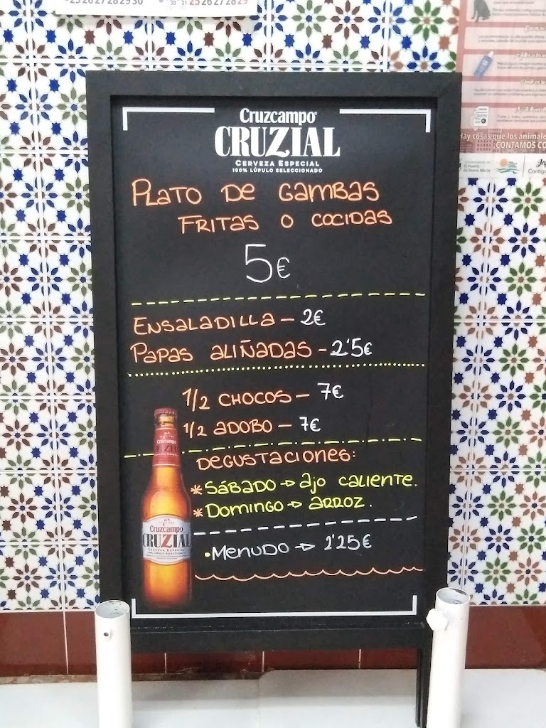 Bar Fermesa Casa Antonio — Carta