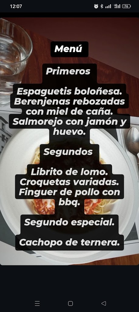 Gasteizbar — Carta