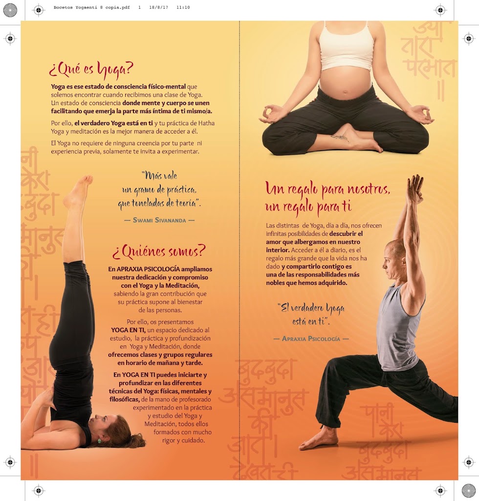 Yoga en ti — Del propietario