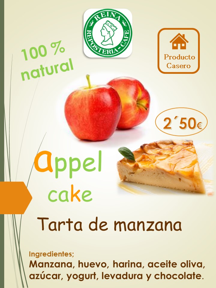 Reina Reposteria Cafe — Carta
