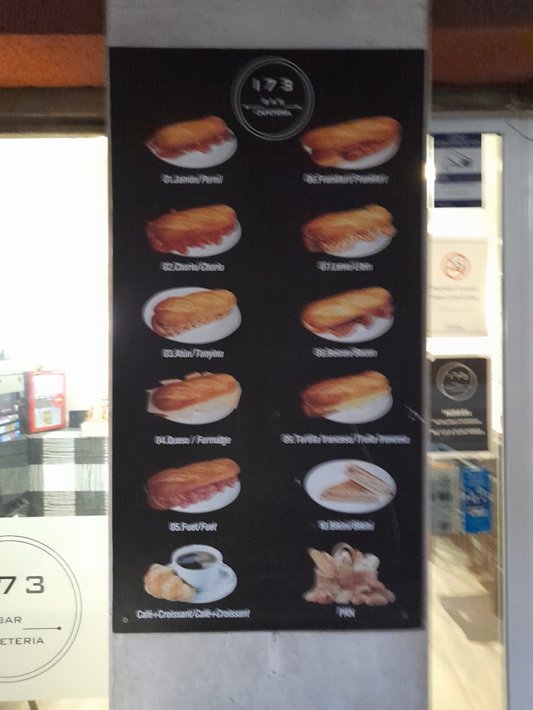 173 Cafe — Carta