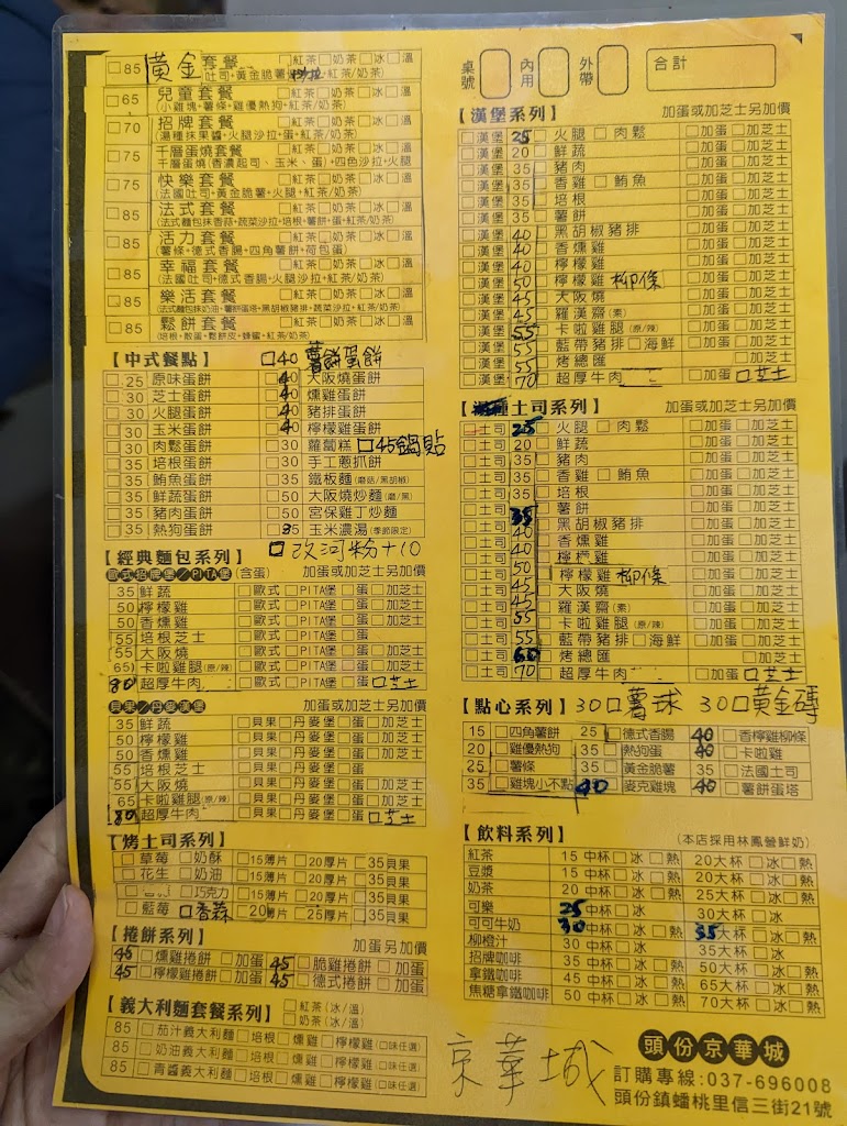 苗栗縣頭份市京華城早餐店- 台灣餐廳推薦手搖推薦甜點推薦買一送一優惠訊息