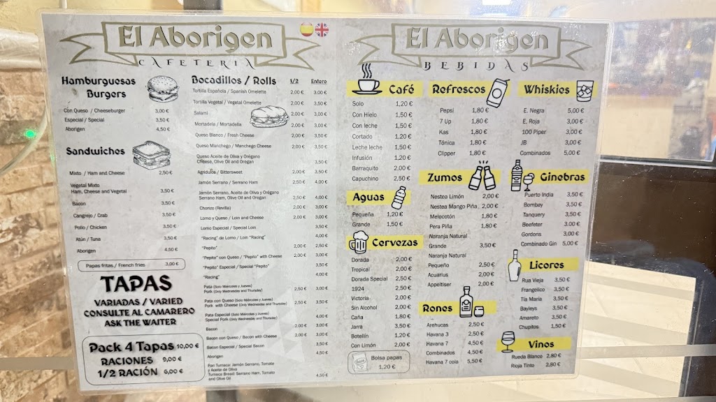 Cafeteria El Aborigen — Mas recientes