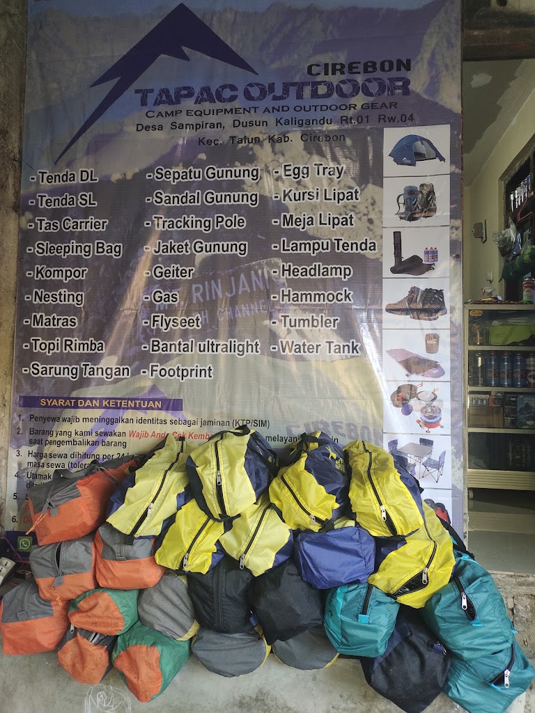 TAPAC OUTDOOR CIREBON (Tempat Penyewaan/Rental Tenda, Alat Camping & Outdoor)
