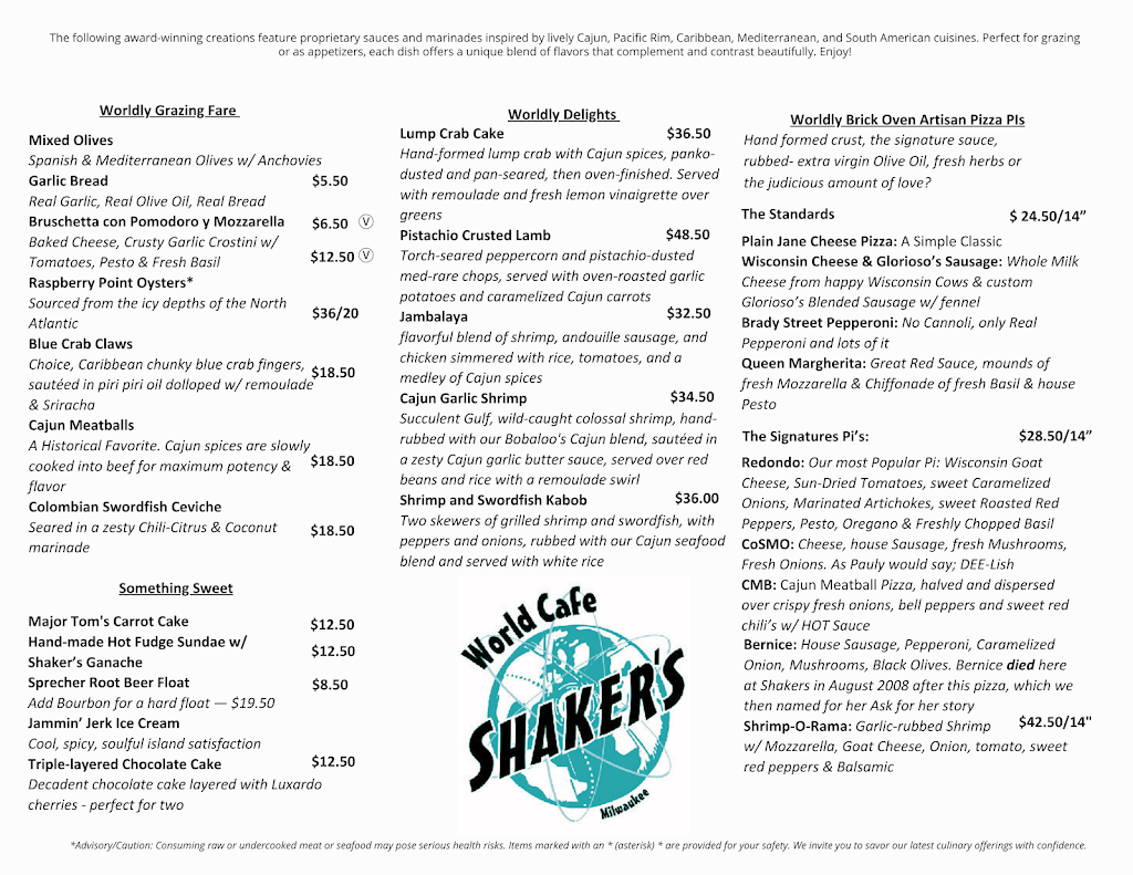  Shaker's Cigar Bar & World Cafe