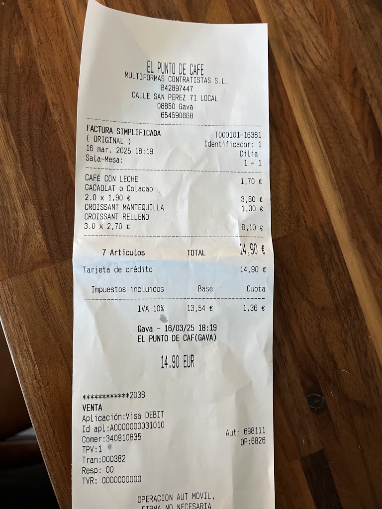 El punto del cafe — Mas recientes
