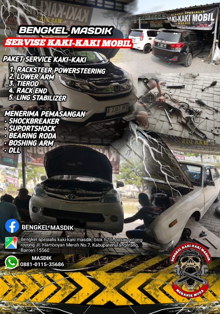 Bengkel spesialis kaki-kaki masdik