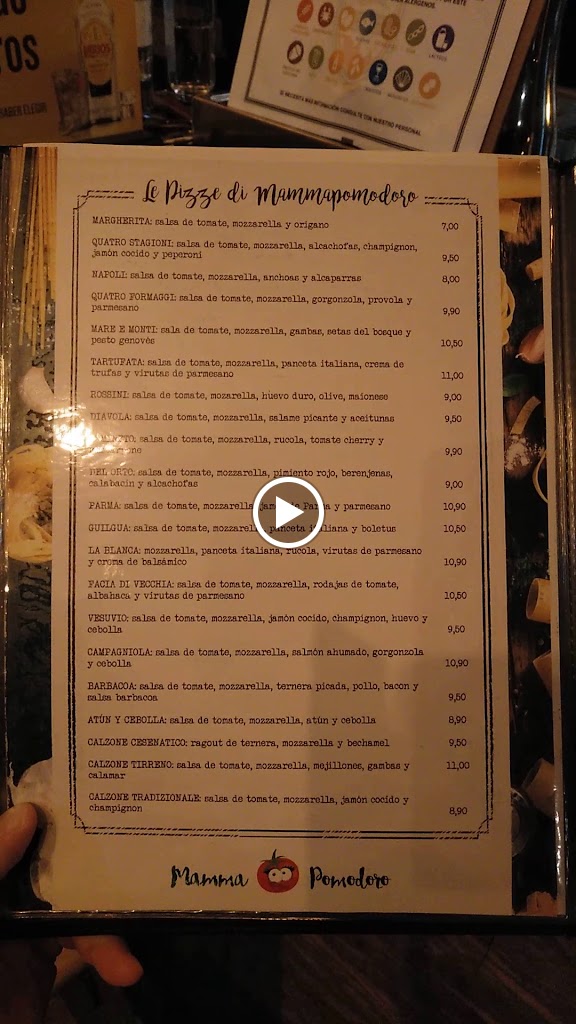 Restaurante Mamma Pomodoro — Videos