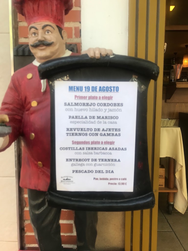 Restaurante Patrimonio — Carta